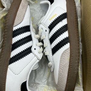 Adidas Samba OG Kids Sneakers - Gray and White